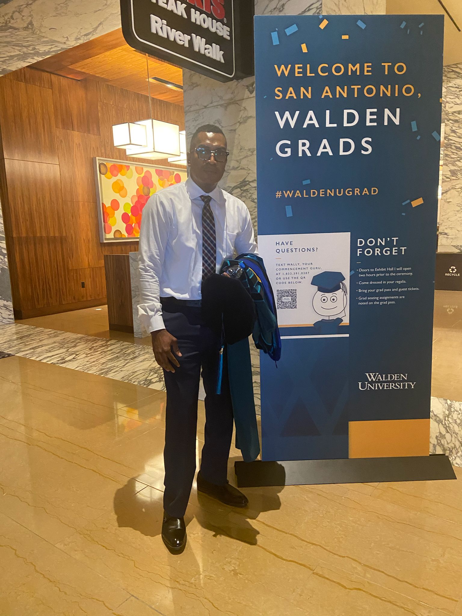 Dr. Todd S. Nagbe, Sr. at graduation